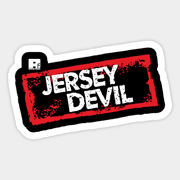 Jersey Devil - Anthony Falcone Sticker by MEGACHAMPIONSHIPWRESTLINGSHOP